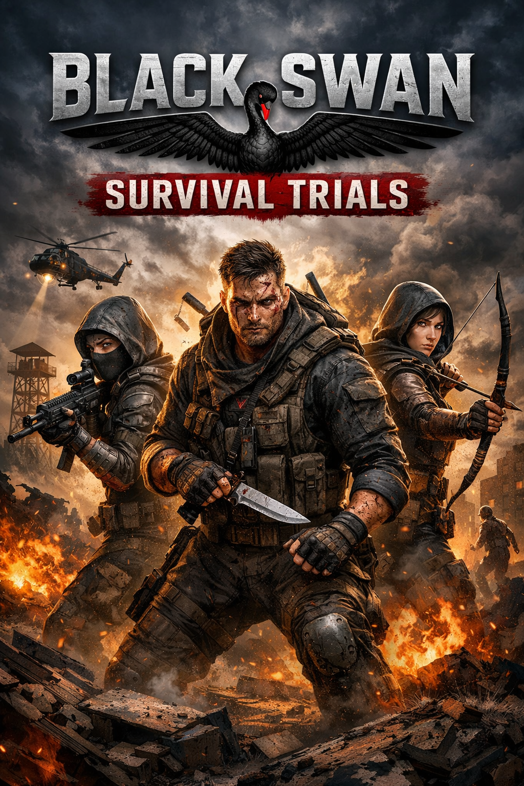 Black Swan Survival Trials